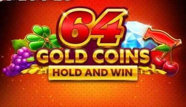 64 Gold Coins Hold and Win